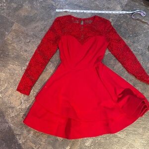 Red Lace Dress